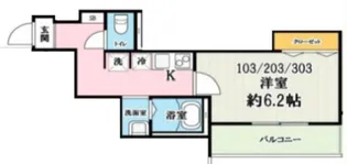 T3ハウス 新座【3階】の間取り