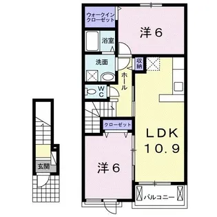 メゾン・デ・ブリッサ【2階】の間取り