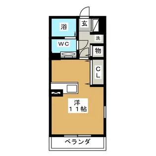 Ma cherie(マシェリー) B【1階】の間取り