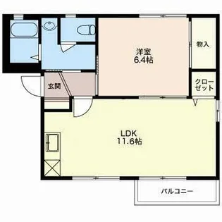 ピアハウス【2階】の間取り
