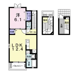 アゴラ カザ【3階】の間取り