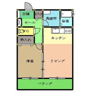 ルクサスAKANE【3階】の間取り