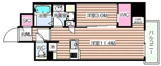 アーバネックス京町堀【3階】の間取り