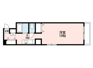 B2コート【4階】の間取り