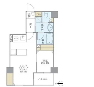 リックスα【5階】の間取り