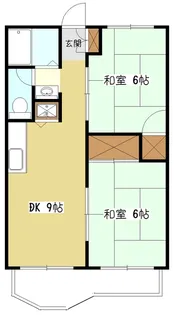 サニーウェル諏訪【1階】の間取り