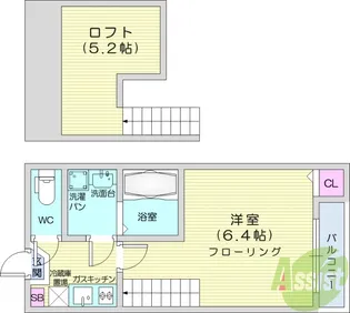 ハーモニーテラス黒松3【2階】の間取り