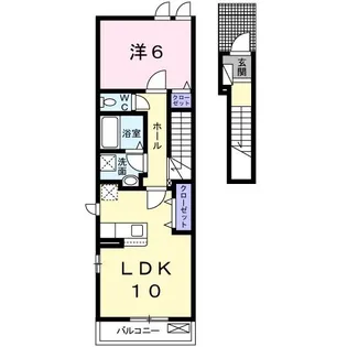グランツ【2階】の間取り