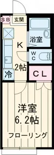 クレアーレ瑞江V【2階】の間取り