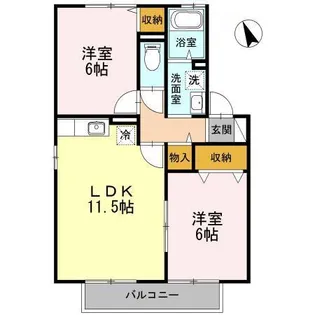 コンフォートN【1階】の間取り