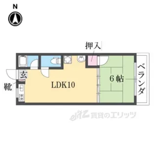 有楽荘【1階】の間取り