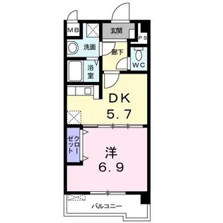 ソレイユ・ルヴァン【3階】の間取り