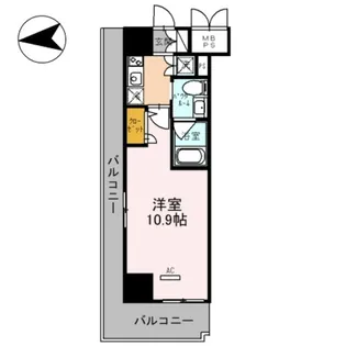 フェニックスレジデンス堺東【3階】の間取り