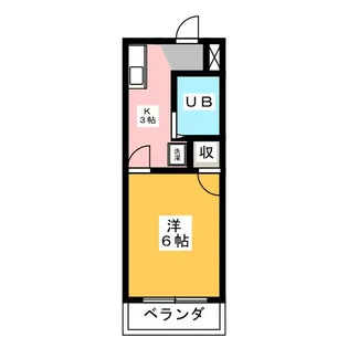 第2柴山ハイツ【1階】の間取り