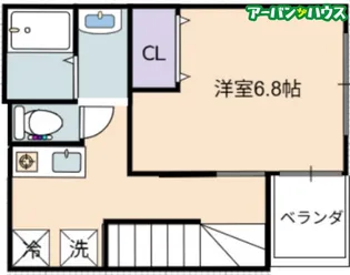 RELUXIA(北)【2階】の間取り