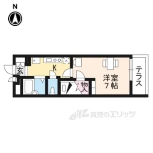 レオパレスコンフォート大津京【1階】の間取り