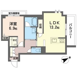 ベルカント【2階】の間取り