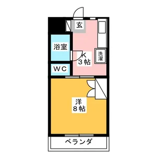 ブルームKII【4階】の間取り