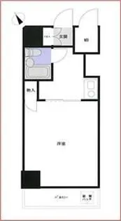 スカイコート横浜平沼【4階】の間取り