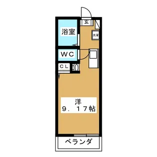 Gate Lagoon矢部町【1階】の間取り