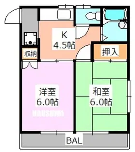 コーポイイゴウ【2階】の間取り