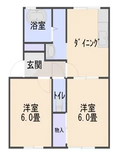ボナールハイム【2階】の間取り