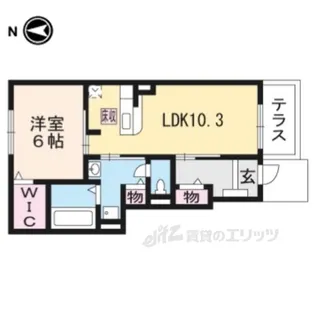 雅六番館【1階】の間取り