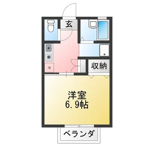 セジュール霞ヶ浦 A棟【1階】の間取り