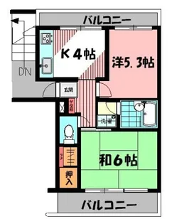 エスプレイス日の出町【3階】の間取り