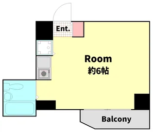 ランドピア西浅草【6階】の間取り