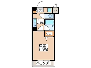 第1芙蓉ハイツ【3階】の間取り