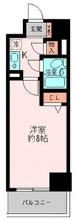 アドリーム横浜初音【7階】の間取り
