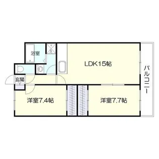 エクセル【2階】の間取り