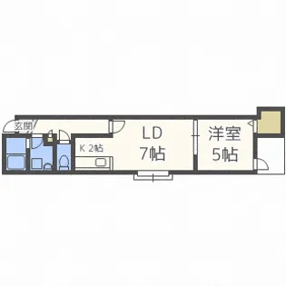 モンレーヴ【2階】の間取り
