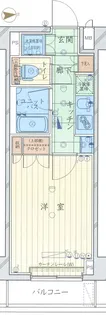 ルーブル羽田荻中【4階】の間取り