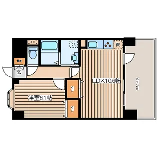 エスポワールCOACH【4階】の間取り