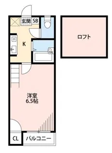 ルピナス博多東【2階】の間取り
