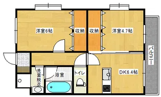 フローラルさくら【2階】の間取り