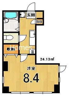 グローバルスクエア【5階】の間取り