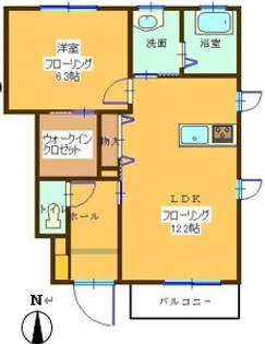 marona flora【1階】の間取り