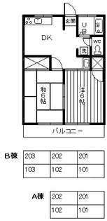 アークヒルズ小菅B棟【1階】の間取り