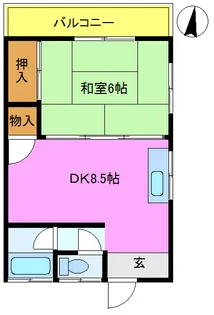 東京都墨田区東向島6【マンション】の間取り
