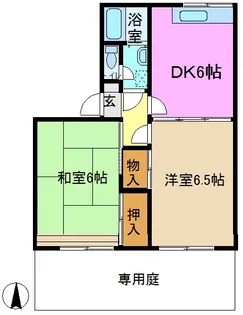 ビレッジ10【1階】の間取り