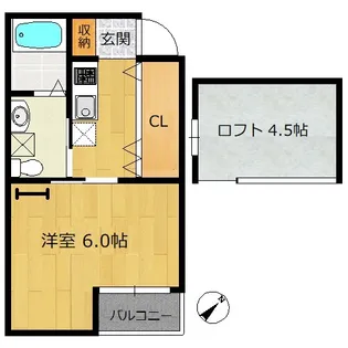mono apart矢切【2階】の間取り