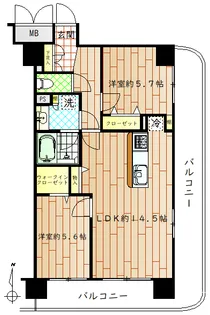 アムス野方【3階】の間取り