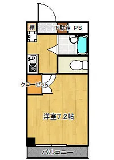 アルビノール五月【3階】の間取り
