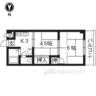 M’プラザ大住壱番館【4階】の間取り