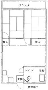a.apartment【1階】の間取り