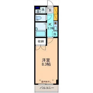 ラポールフジエ【2階】の間取り