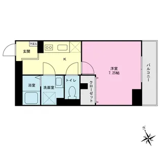 プライムネクサス穴守稲荷【5階】の間取り